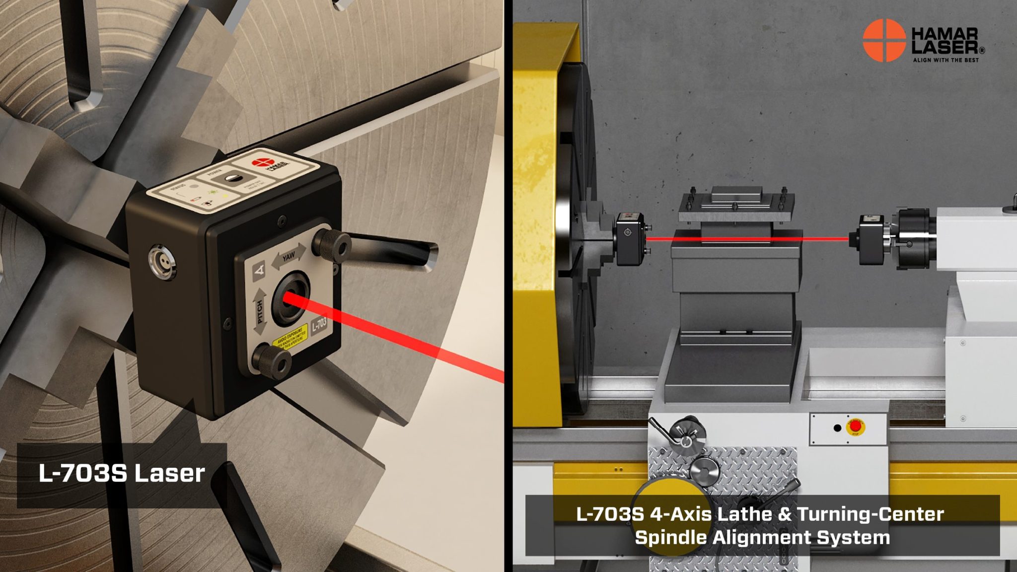 Hamar Laser Rolls Out L703S Lathe & Turning Center Alignment System