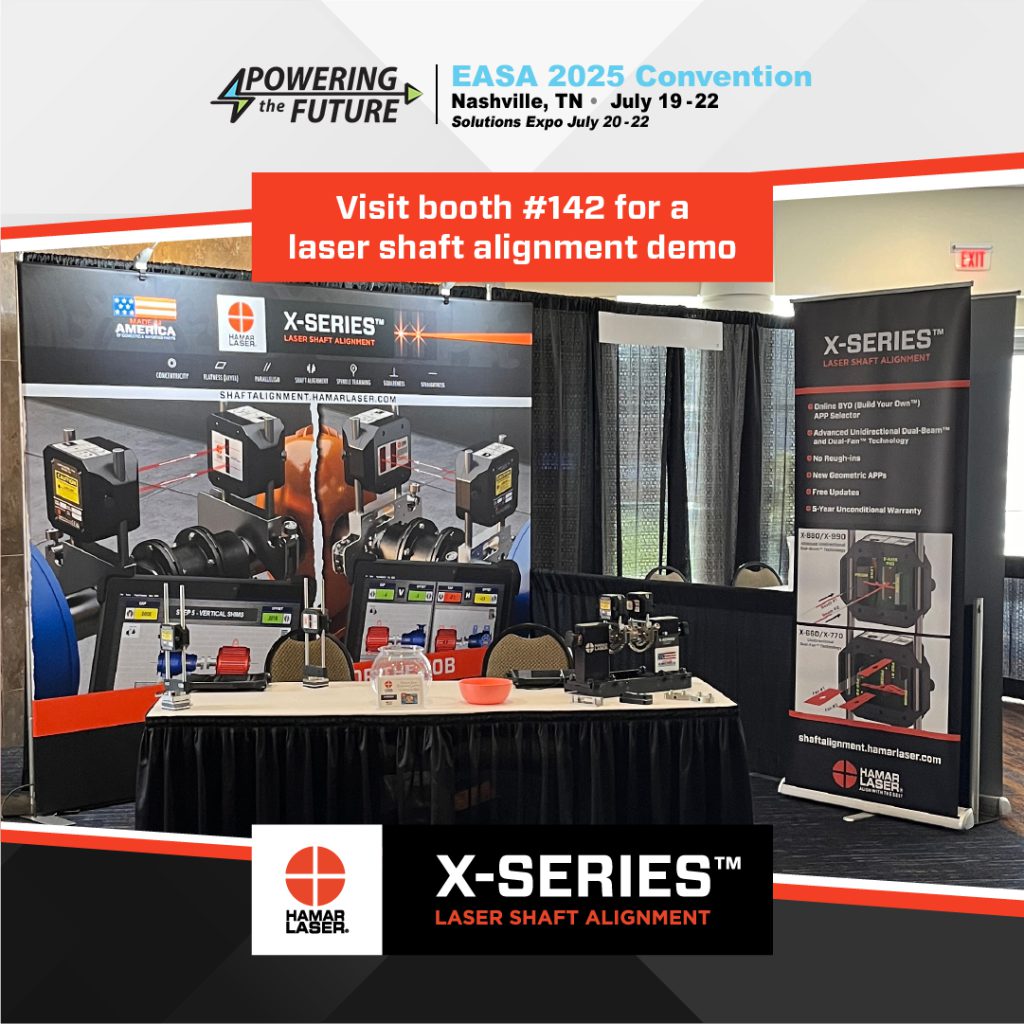 Hamar Laser X-Series will be exhibiting at EASA 2025 in Nashville, TN July 19-22